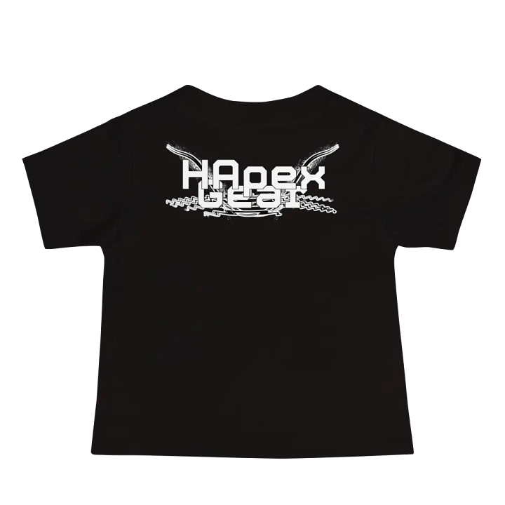Baby Jersey Short Sleeve Tee - White HApex Gear Black Logo product image (2)