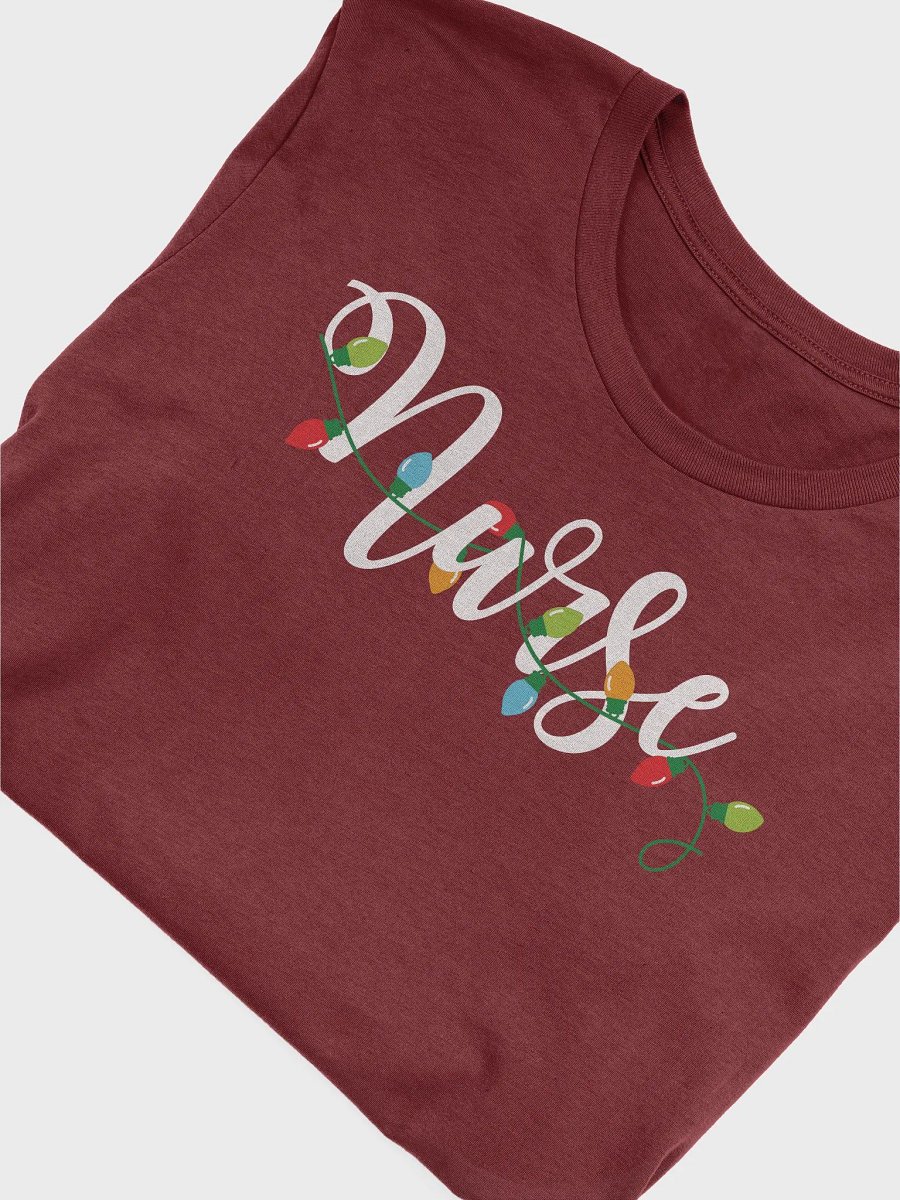 Festive Nurse Christmas Lights Tee product image (10)