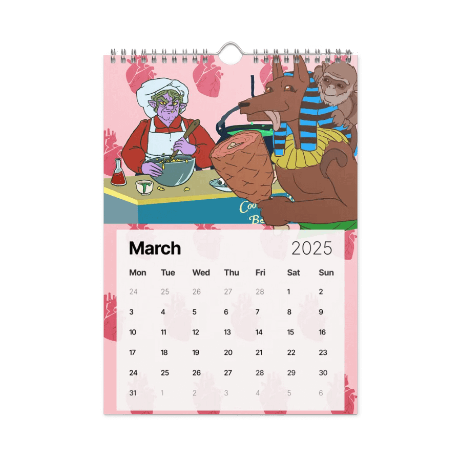 Pandor's Gloriana-themed 2025 Wall Calendar product image (11)