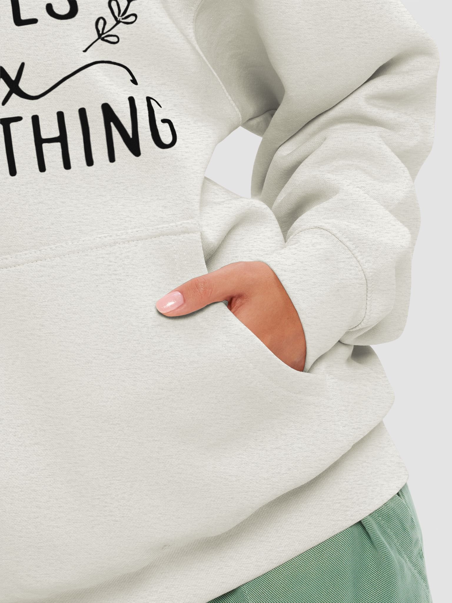 Potcake Kisses Fix Everything Dog Lover Hoodie- Healing Paw Print Tee product image (8)