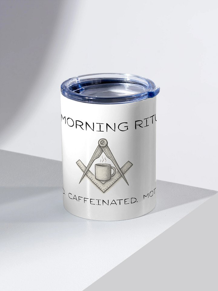 The Morning Ritual – 10 oz Stainless Steel Tumbler product image (2)