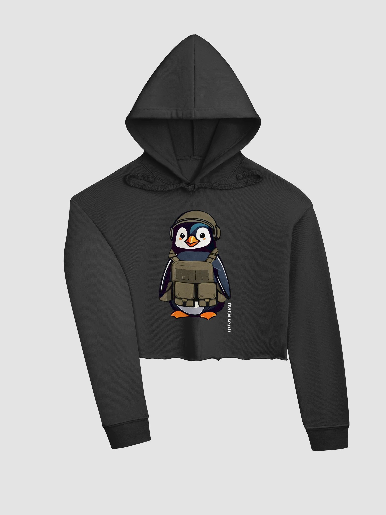 tactical Penguin Military Crop Hoodie product image (3)