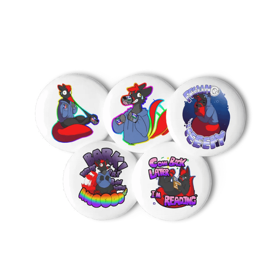 FuryTheWolf Pin Set! product image (6)