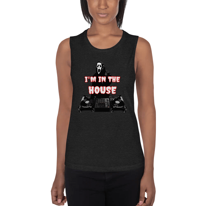 Ghostface in the house Bella+Canvas Women's Flowy Muscle Tank product image (1)