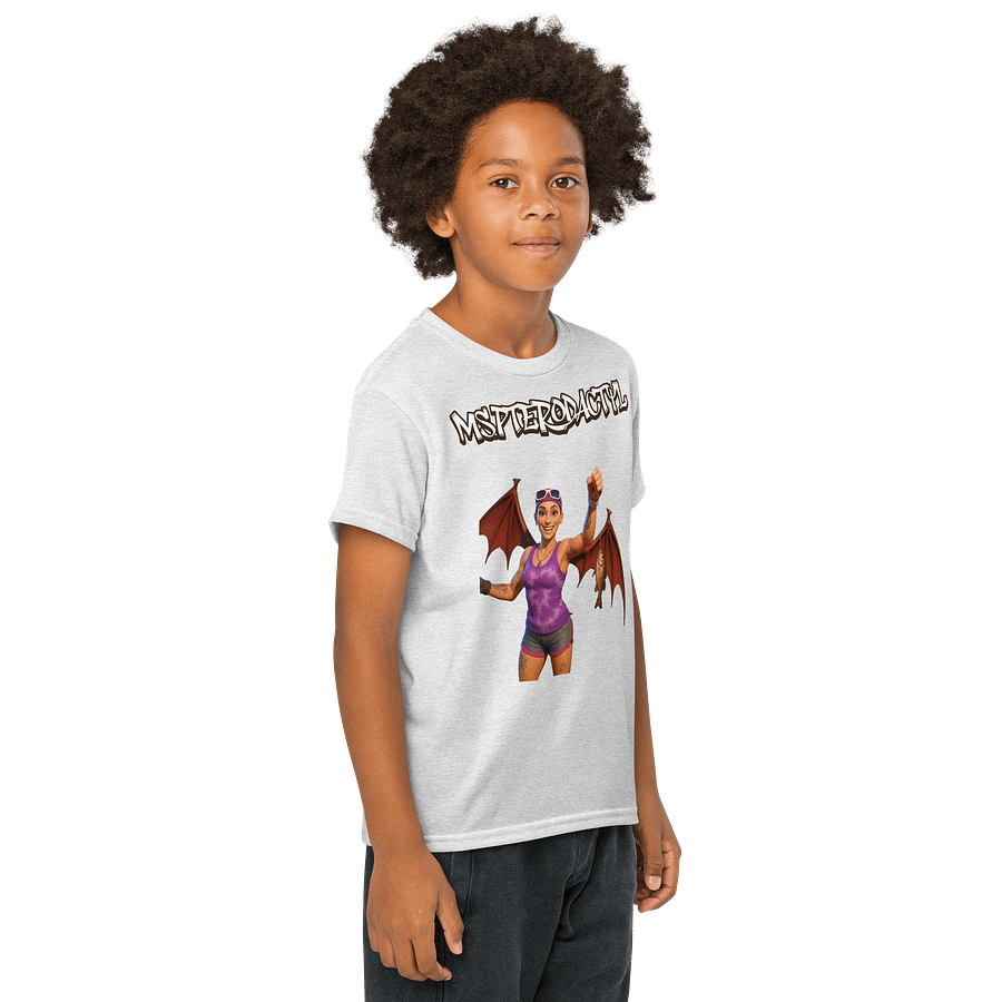 Ms. Pterodactyl Youth Sports Tee product image (69)