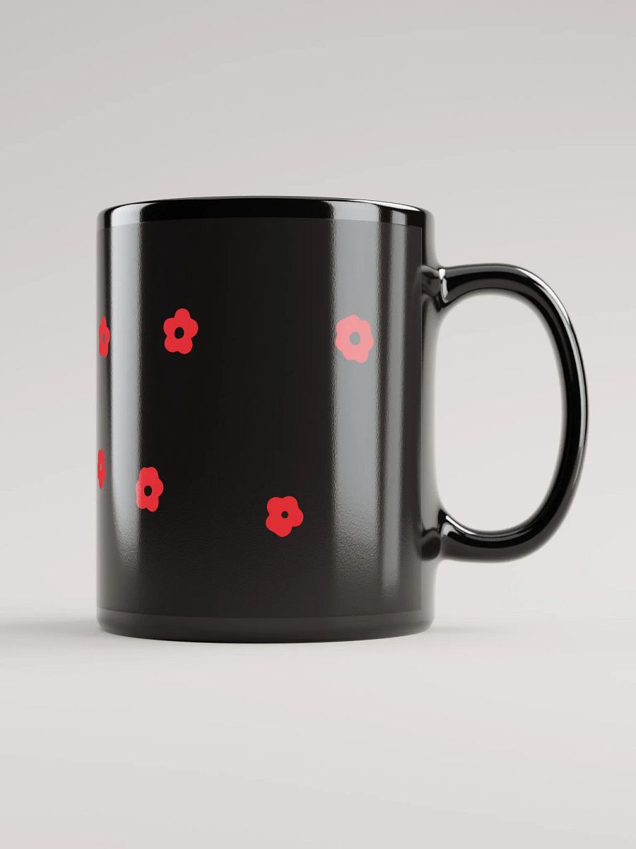 SMALL FLOWERS RED BEAUTIFUL COLORS CONTRAST SHINY MUG product image (1)