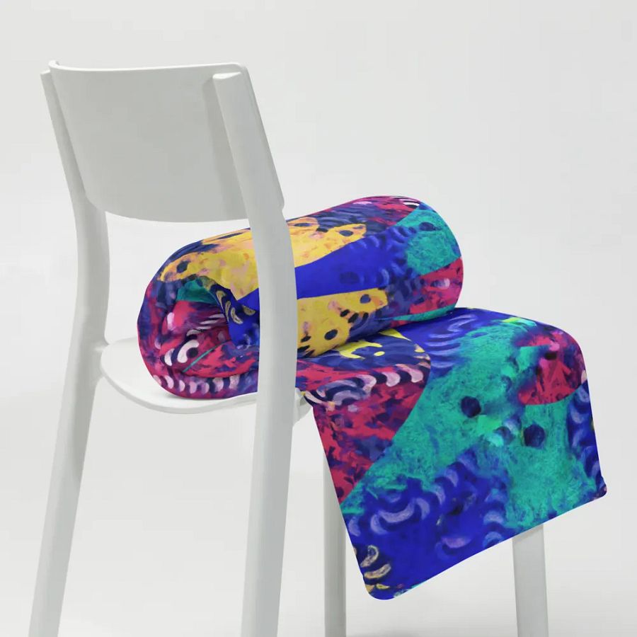 Caribbean Graffiti Throw Blanket product image (20)