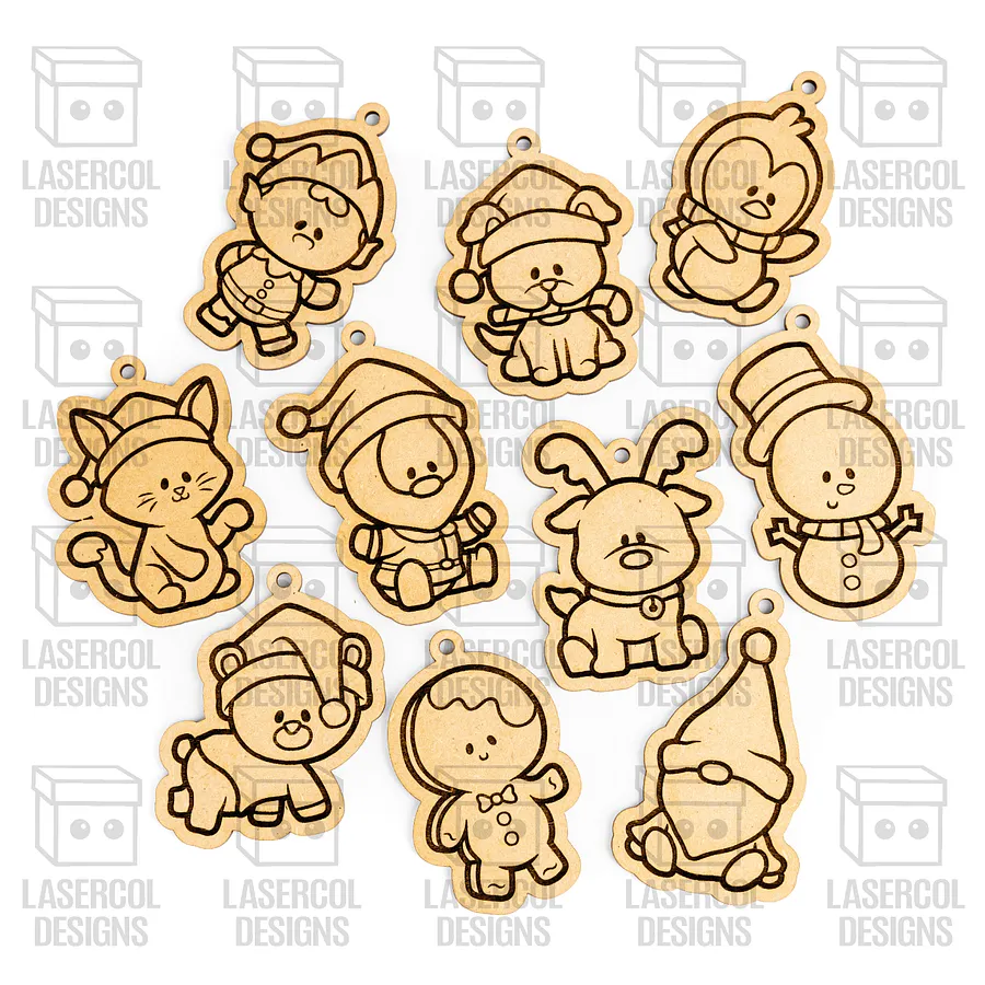 Christmas Ornaments - Laser Cut Files product image (2)