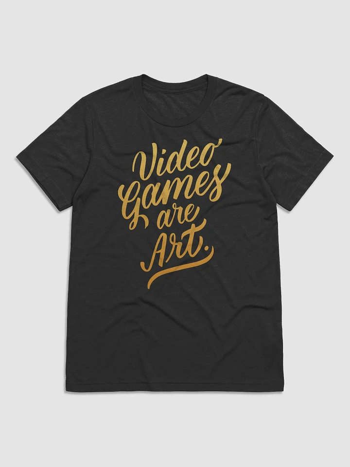 Video Games are Art Triblend Tee product image (1)