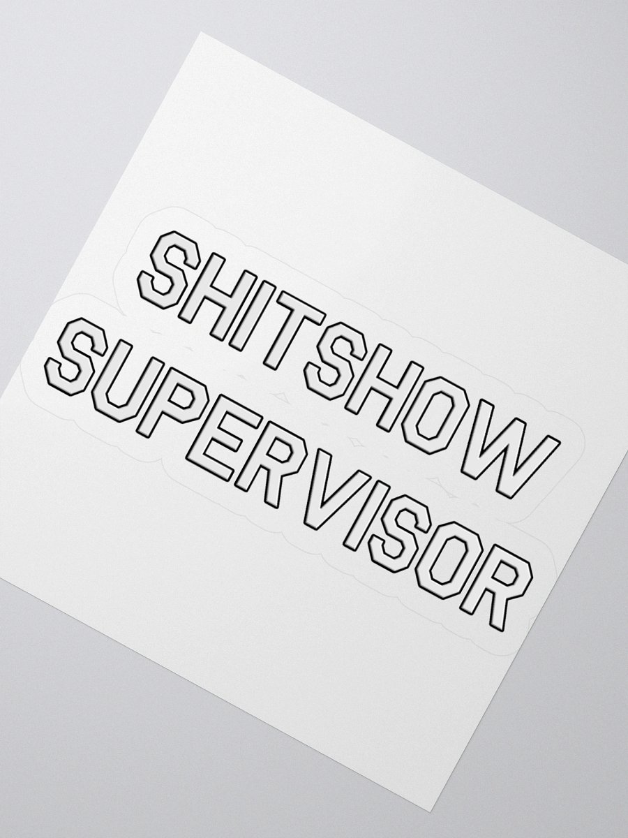 nope snark - shitshow sticker product image (2)
