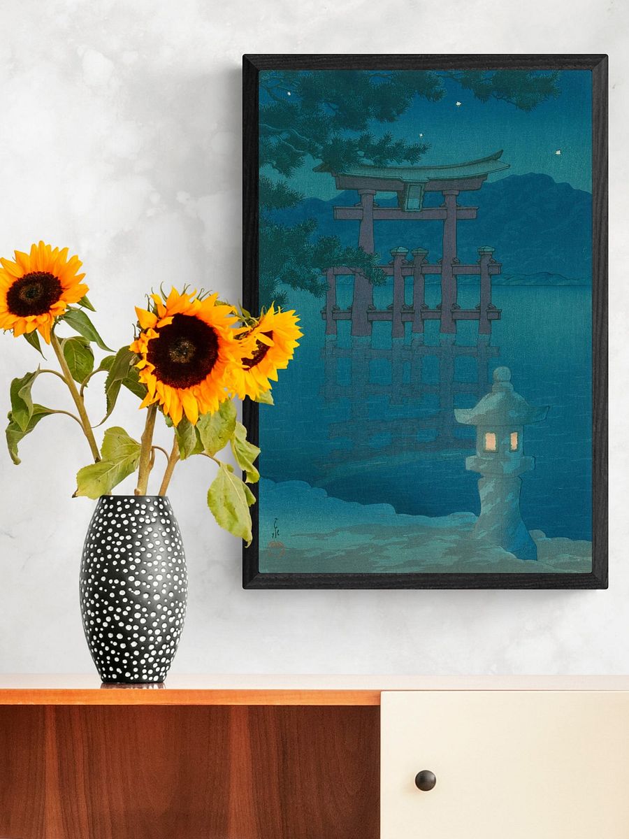 Starlit Night, Miyajima Shrine - Kawase Hasui product image (3)