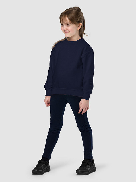 Photo showing Gildan Youth Crew Neck Sweatshirt