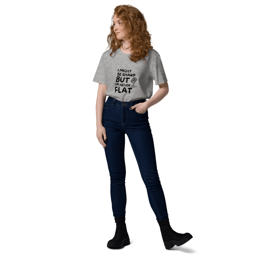 I Might Be Sharp But I'm Never Flat - Funny T-Shirt - Unique Gifts For Singers product image (10)