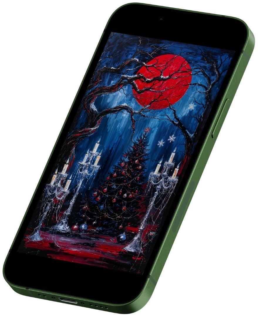 Crimson Solstice Phone Wallpaper product image (2)