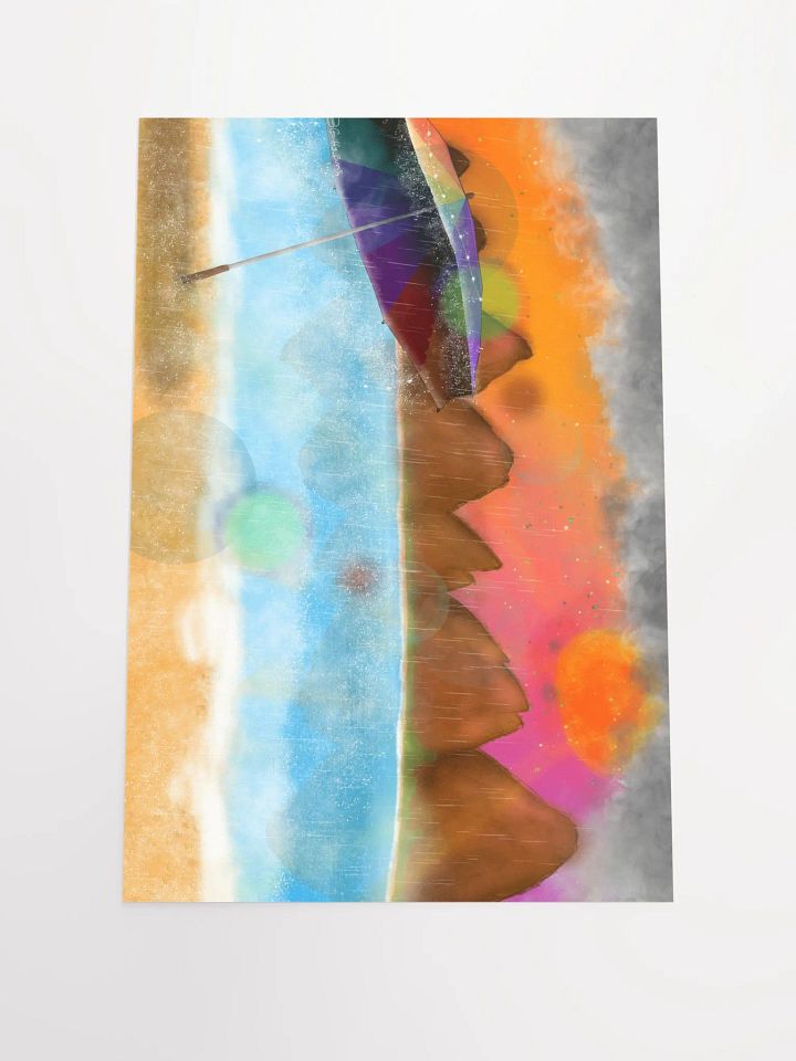 Rainy Beach Poster product image (1)
