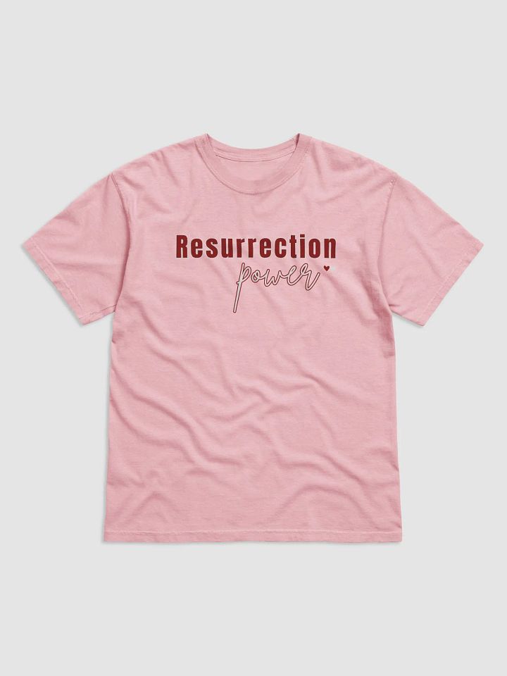 Resurrection Power Comfort Colors Christian Tee product image (2)
