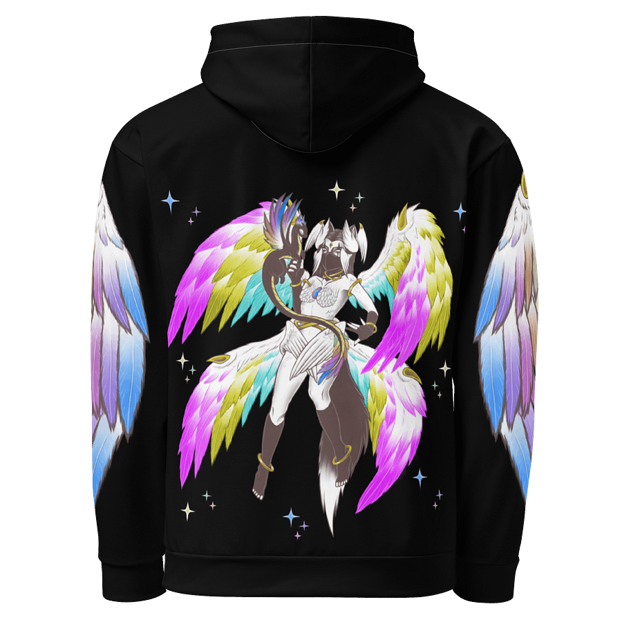 Pansexual Pride Angel Hoodie - Positions A product image (3)