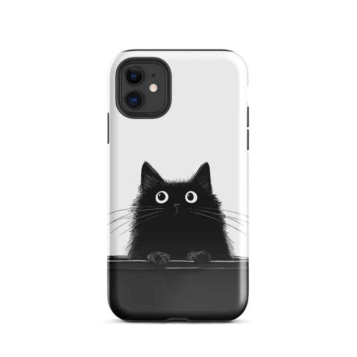 iPhone cover - Black cat in litter box product image (24)
