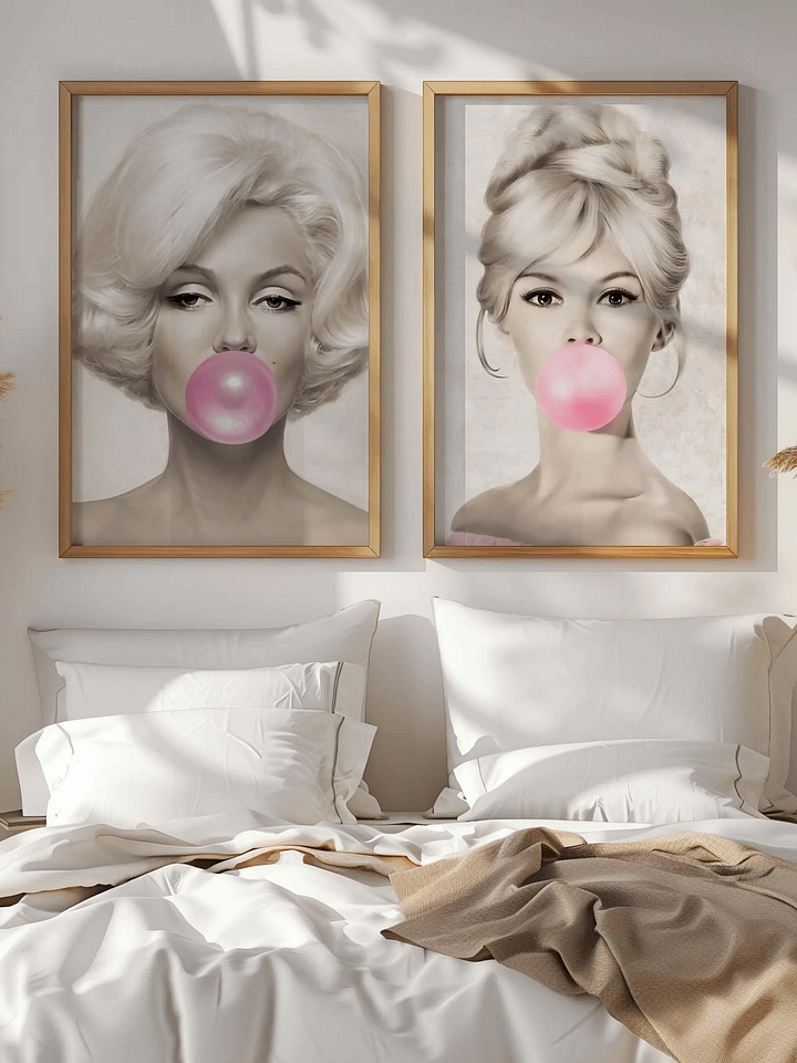 Audrey Hepburn Brigitte Bardot Marilyn Monroe Bubble Gum product image (2)