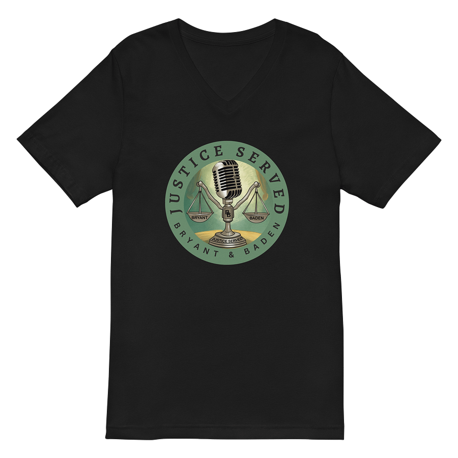 Justice Served Short Sleeve V-Neck T-Shirt UNISEX product image (2)