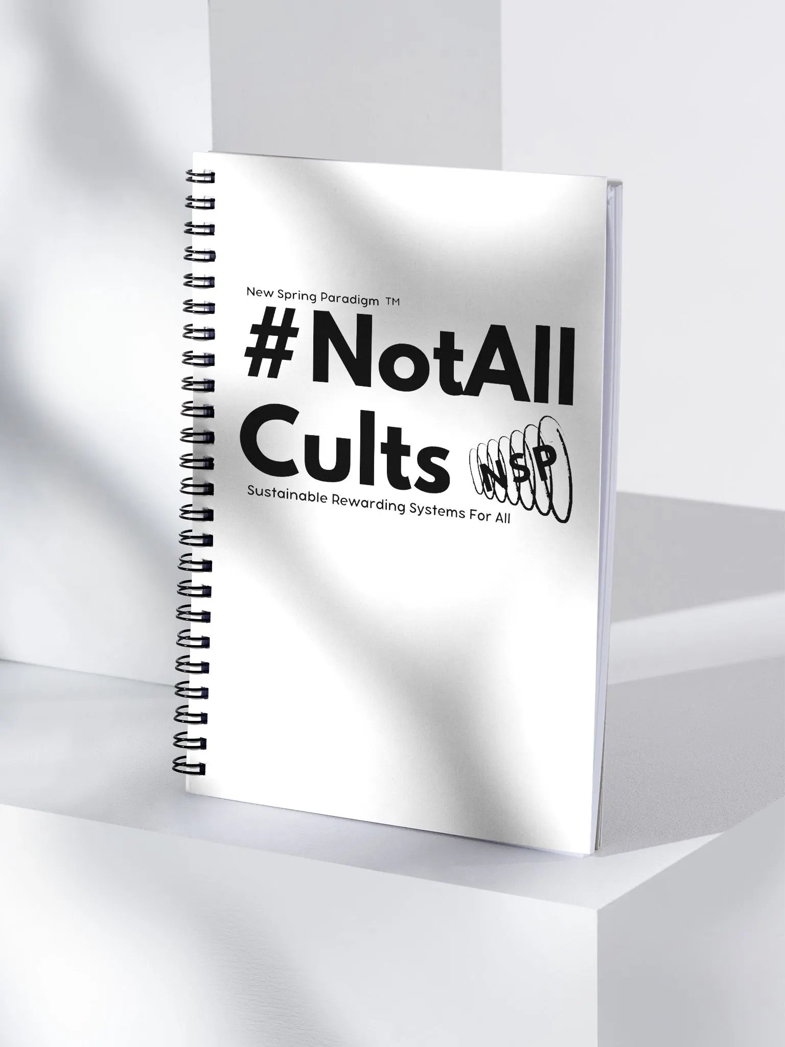 #NotAllCults Notebook - White product image (4)