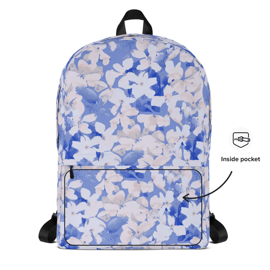 Watercolor Floral Bliss All-Over Backpack product image (10)