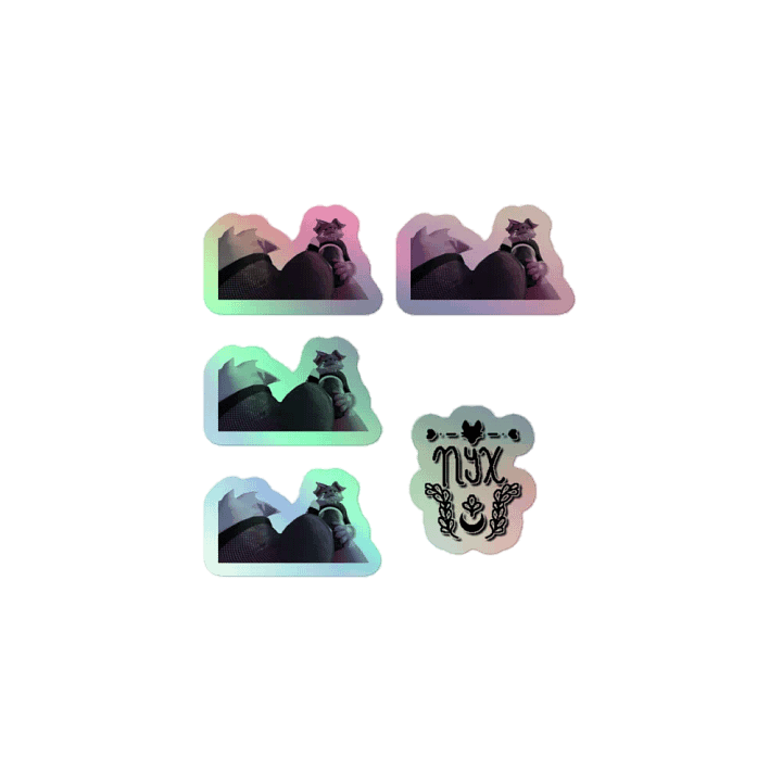 "Macro" Holographic Sticker Set product image (1)