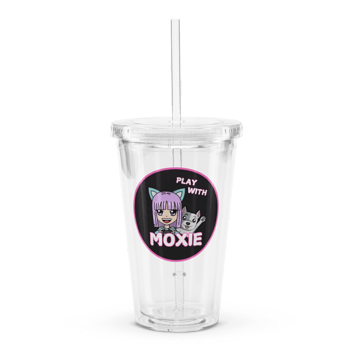 Play with Moxie Clear Plastic Tumbler product image (1)