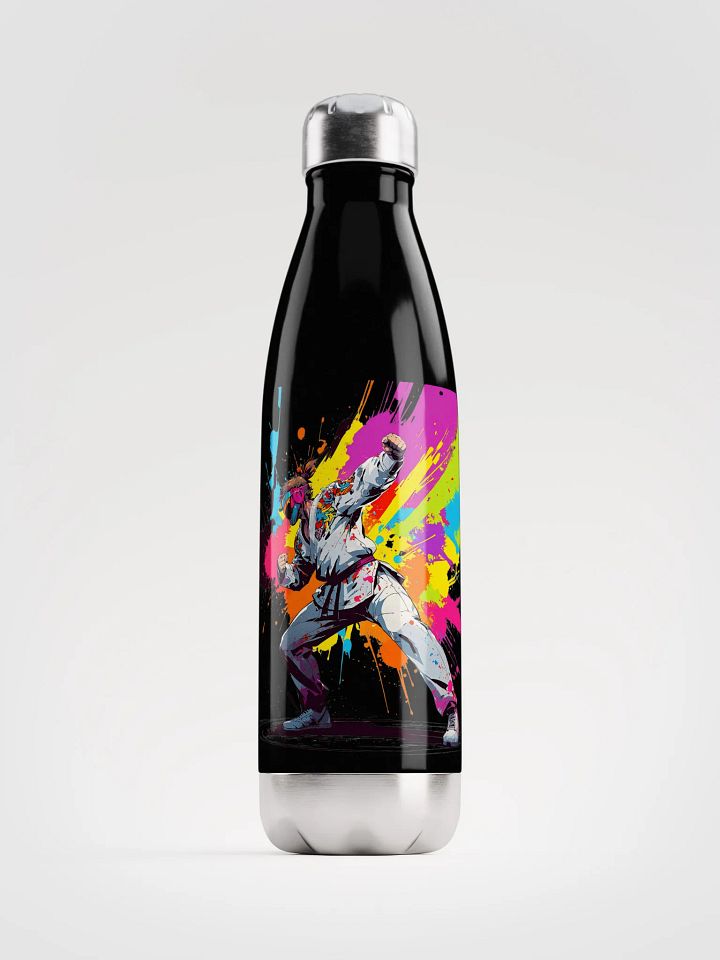 Stainless Steel Water Bottle ( D_0144_Color Kick Taekwondo Boy of the Streets ) product image (2)