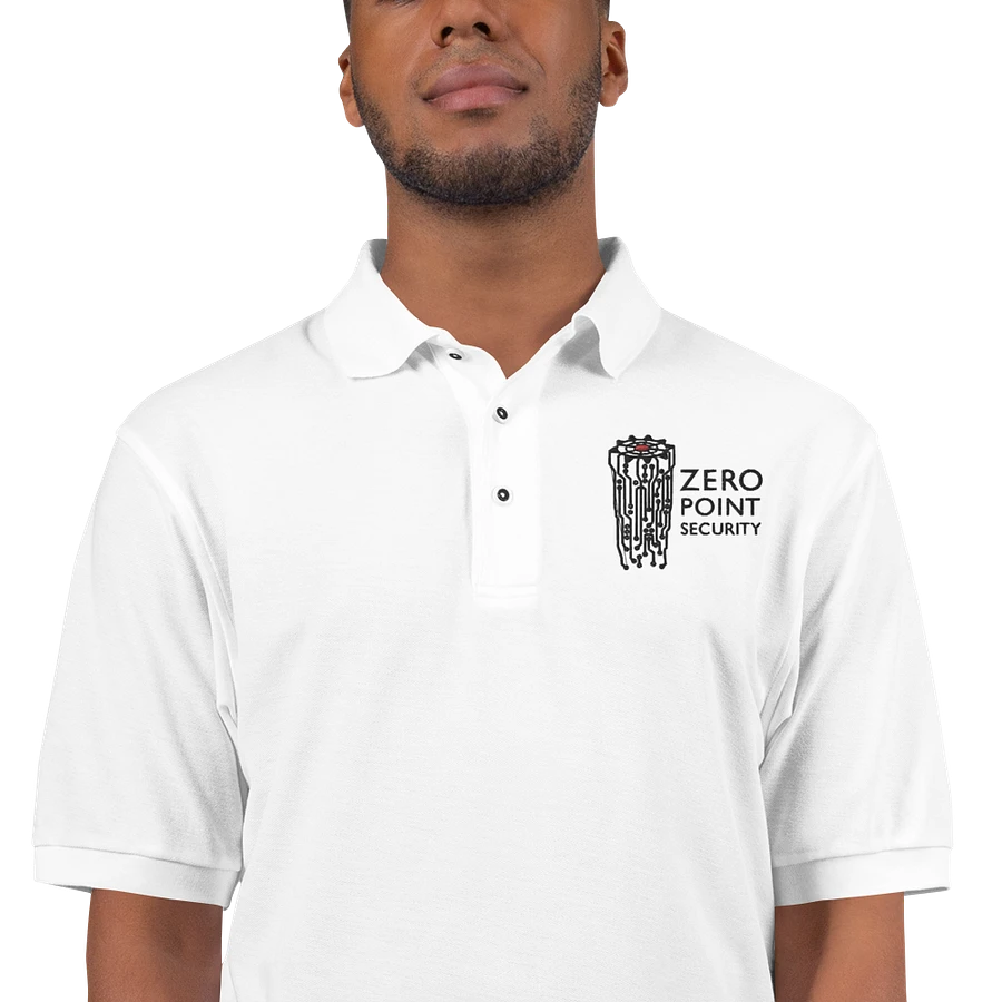 Zero-Point Polo Shirt (White) product image (3)