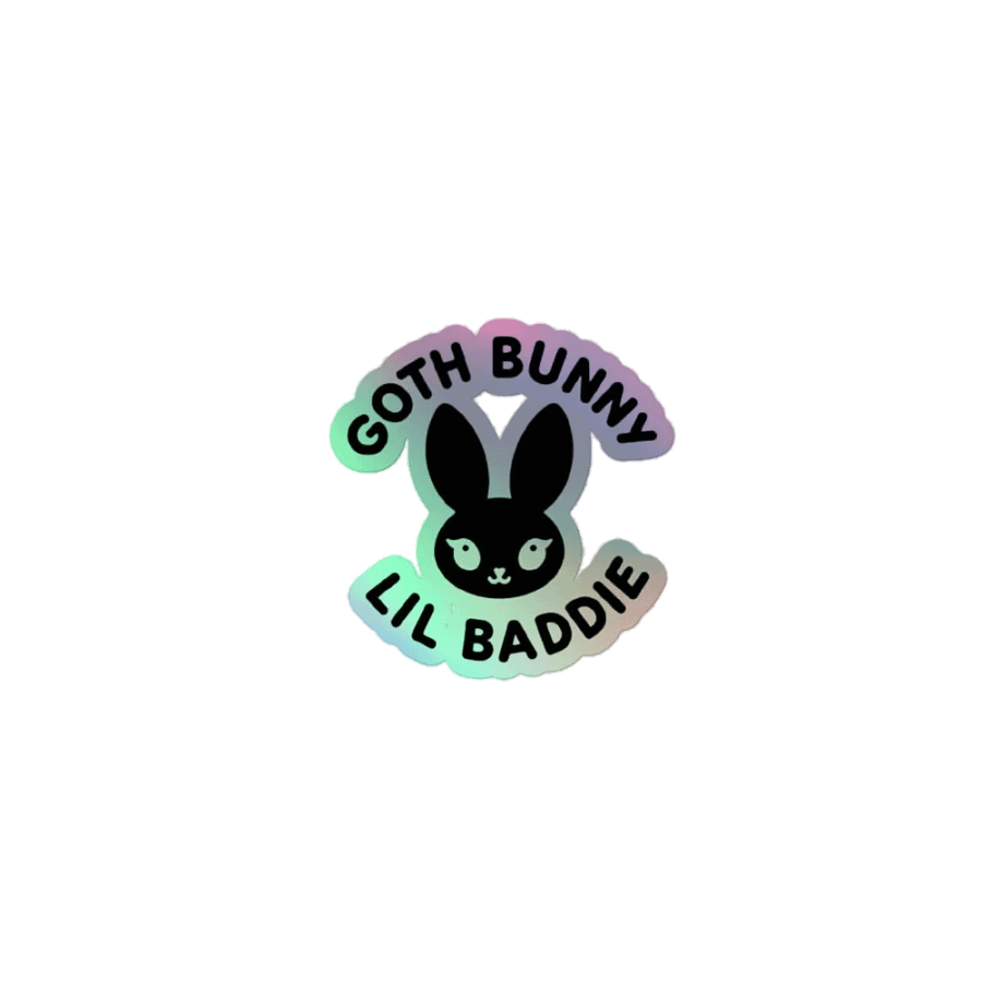 Goth Bunny Sticker product image (1)
