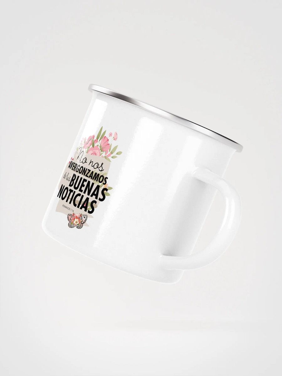 'No Nos Avergonzamos de las Buenas Noticias' Enamel Mug product image (5)