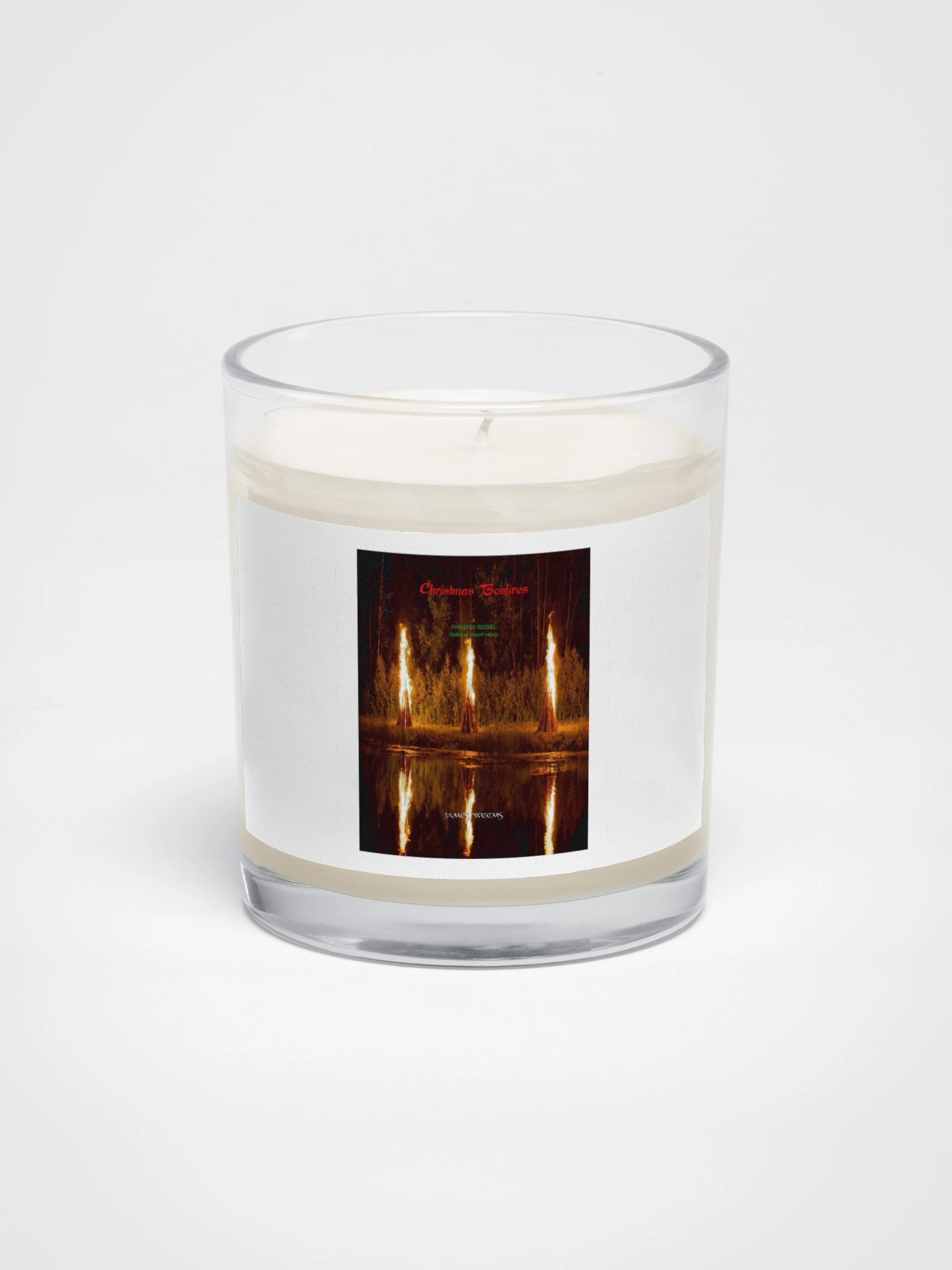 Christmas Bonfires (Phoenix Rising Holiday Story) Soy Wax Candle product image (1)