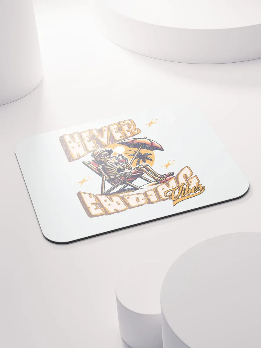 Never Ending Vibes Skeleton Tropical Mouse Pad product image (4)