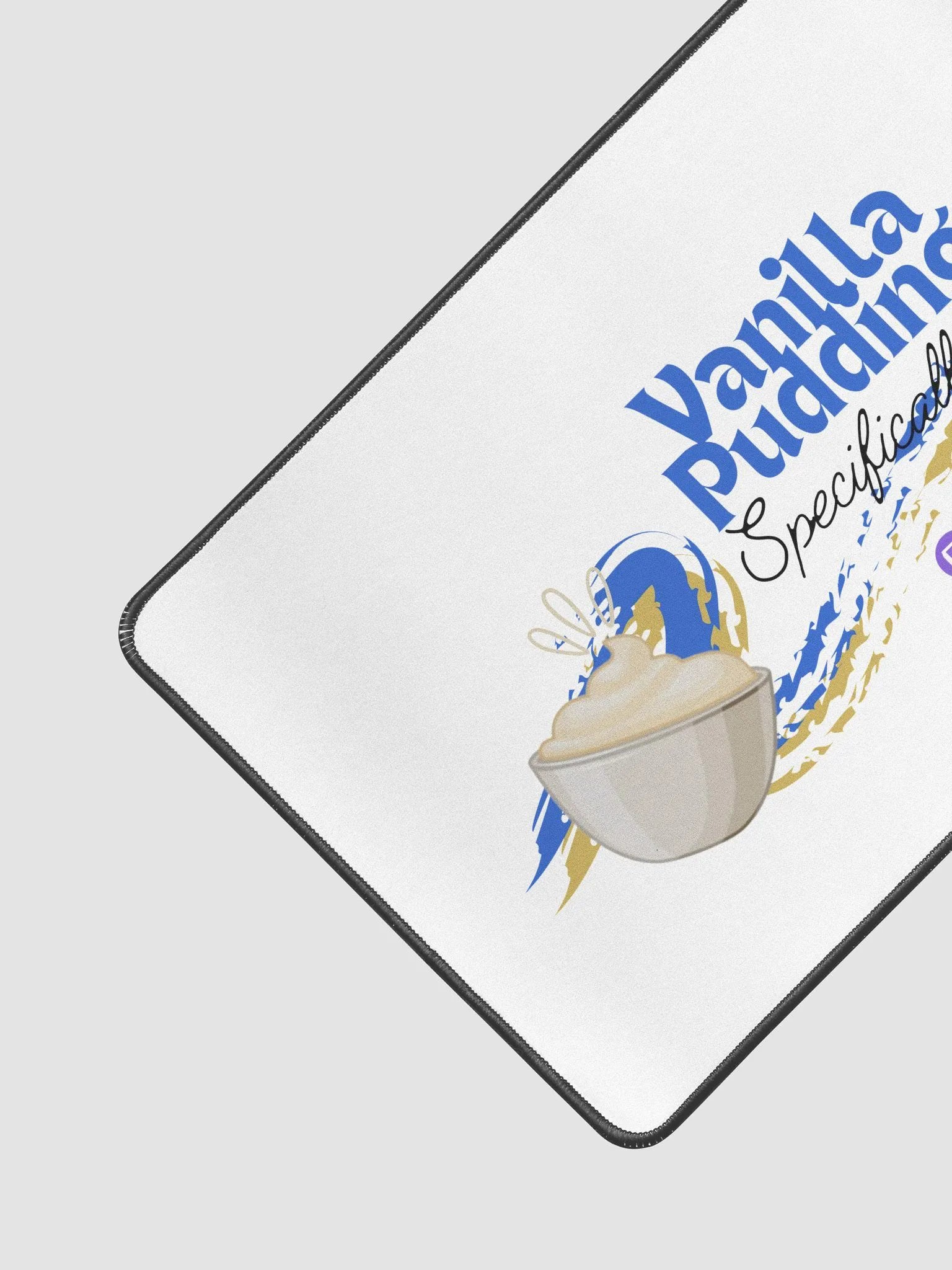 Vanilla Pudding Mouse/Desk Mat (Embroidered Edges) product image (2)