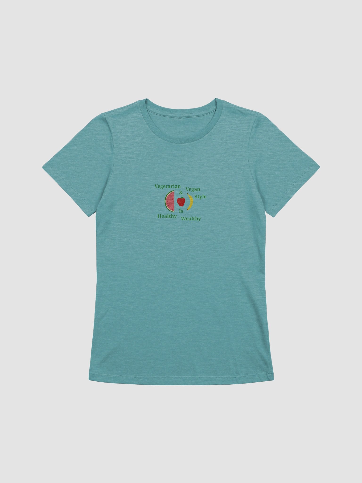 Healthy & Wealthy Veggie Style Women's T-Shirt product image (1)