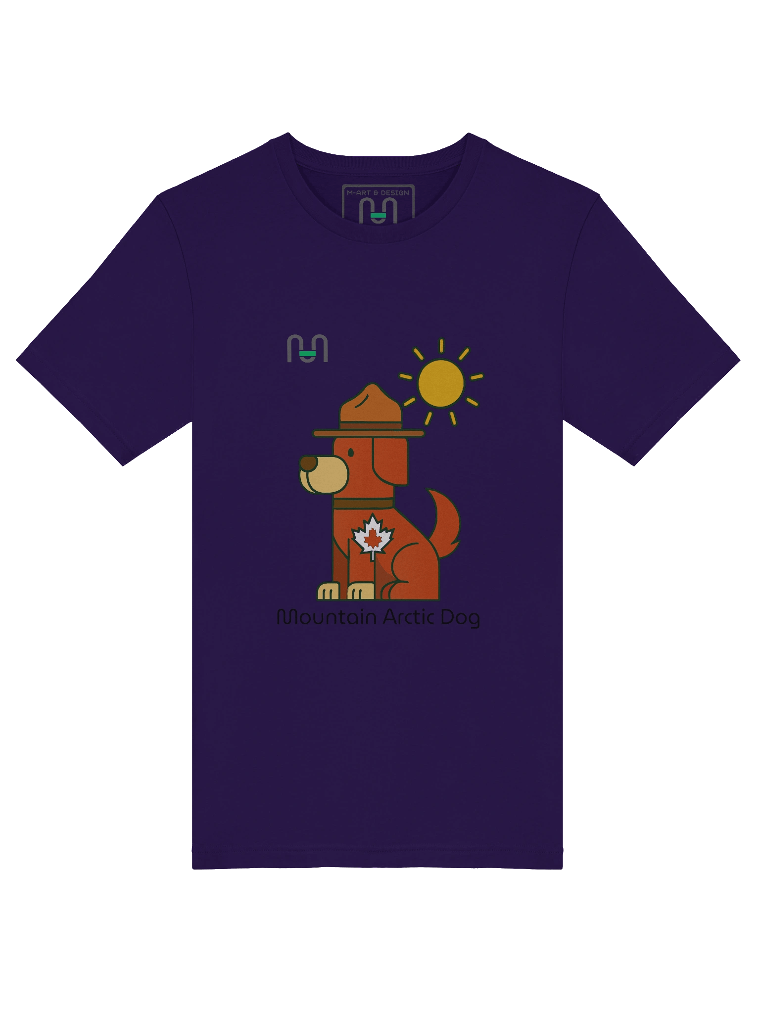 Mountain Actic Dog T-Shirt - M-Art & Design product image (42)