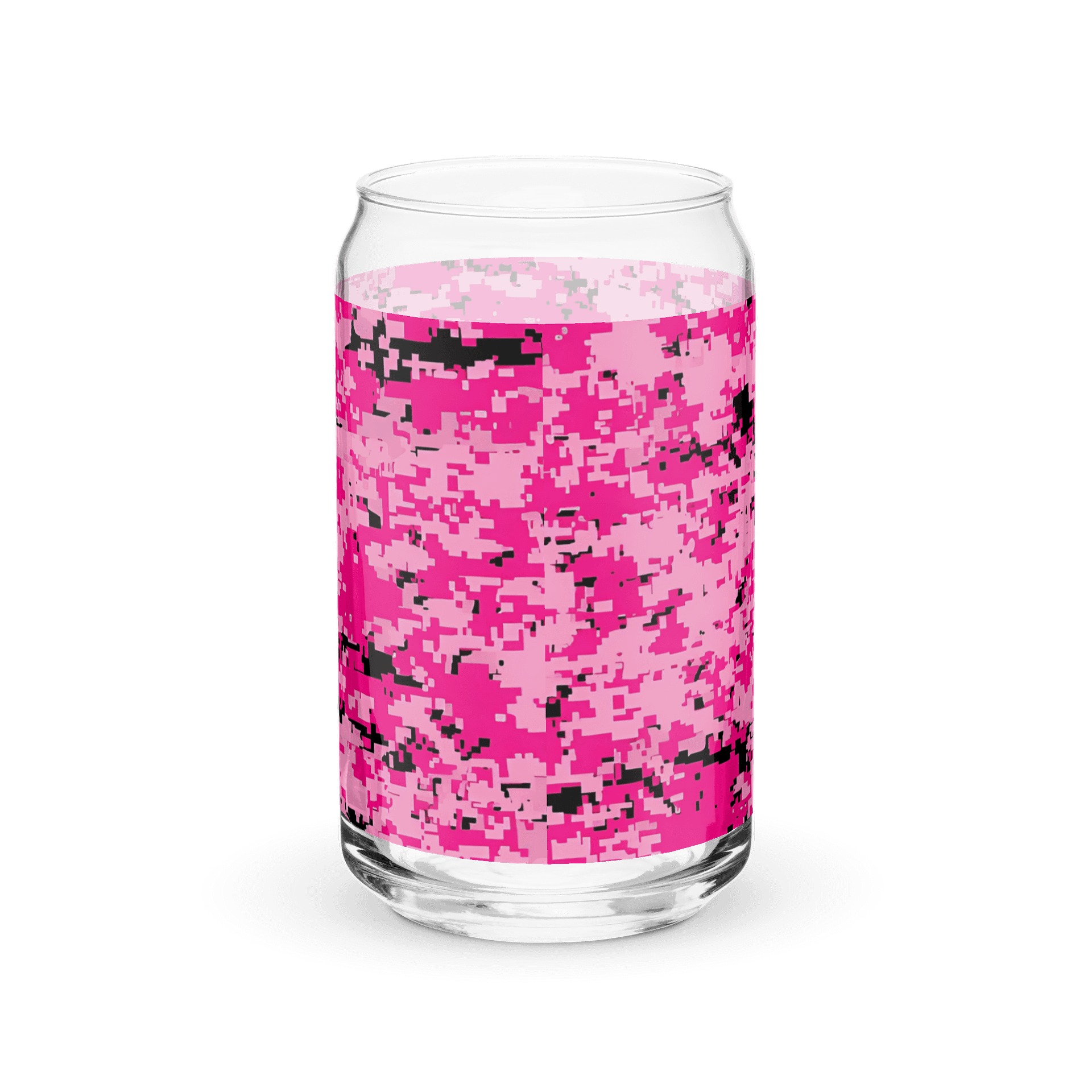 Pixel Pink Glass: Can-Shaped Elegance product image (6)