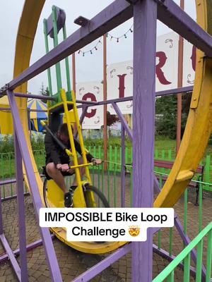 Do you think you could beat this challenge?  #bikeloop #impossible 