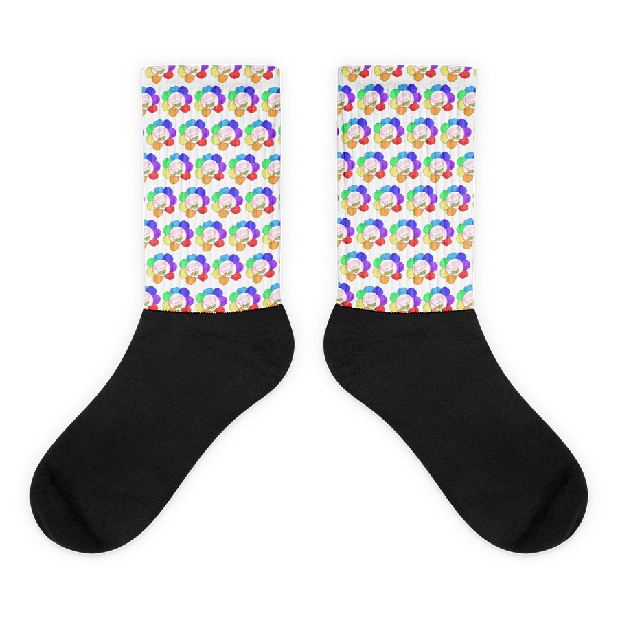 White Flower Socks product image (6)