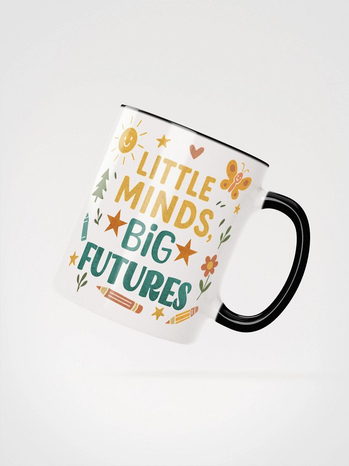 Little Minds Big Futures Mug – Bright Retro Teacher Coffee Cup product image (24)