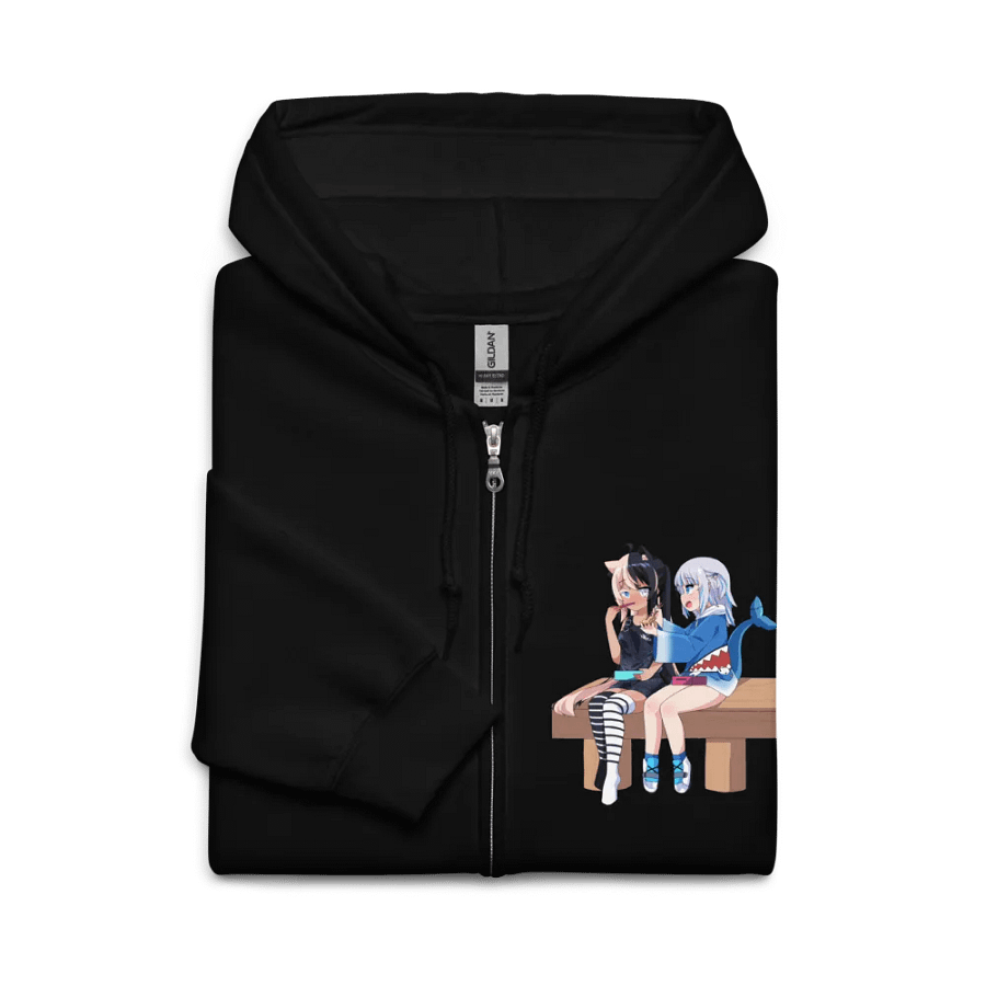 Heavy Blend Zip Hoodie (Unisex) - Byakko x Gura Edition product image (8)