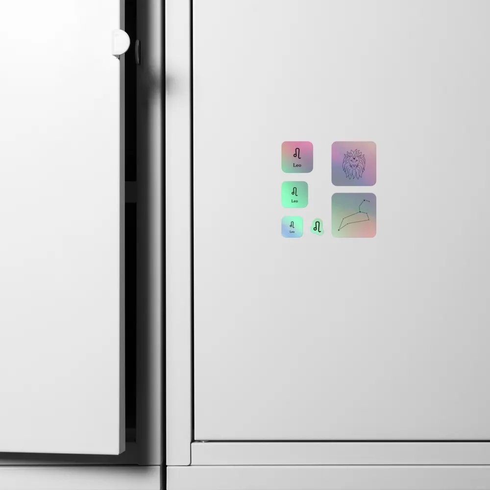 Zodiac Leo - Holographic Sticker Set product image (5)