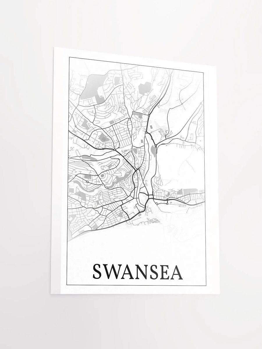 Swansea, Wales, city map print product image (11)
