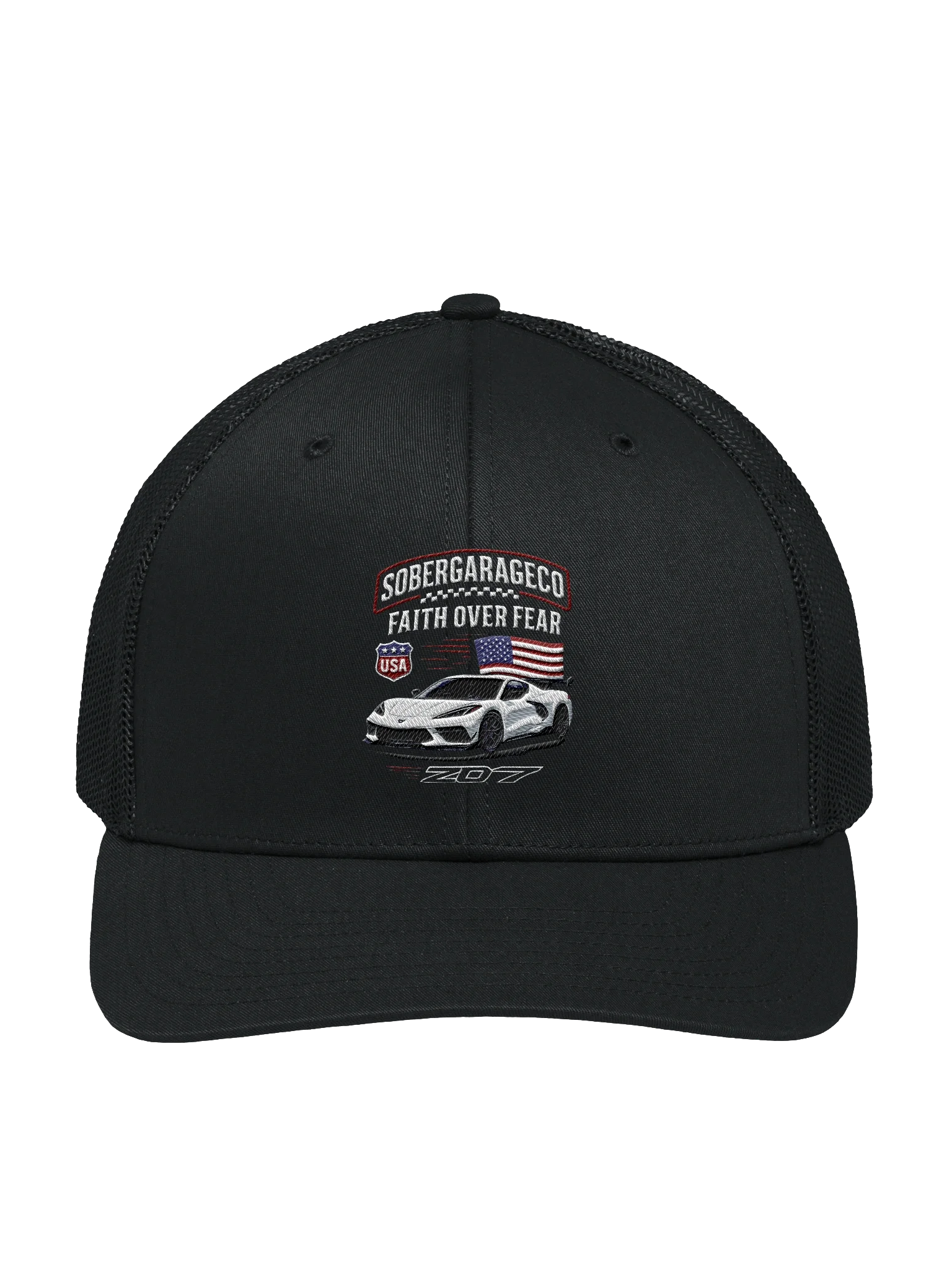 C8 Vette Trucker Snapback Hat product image (1)