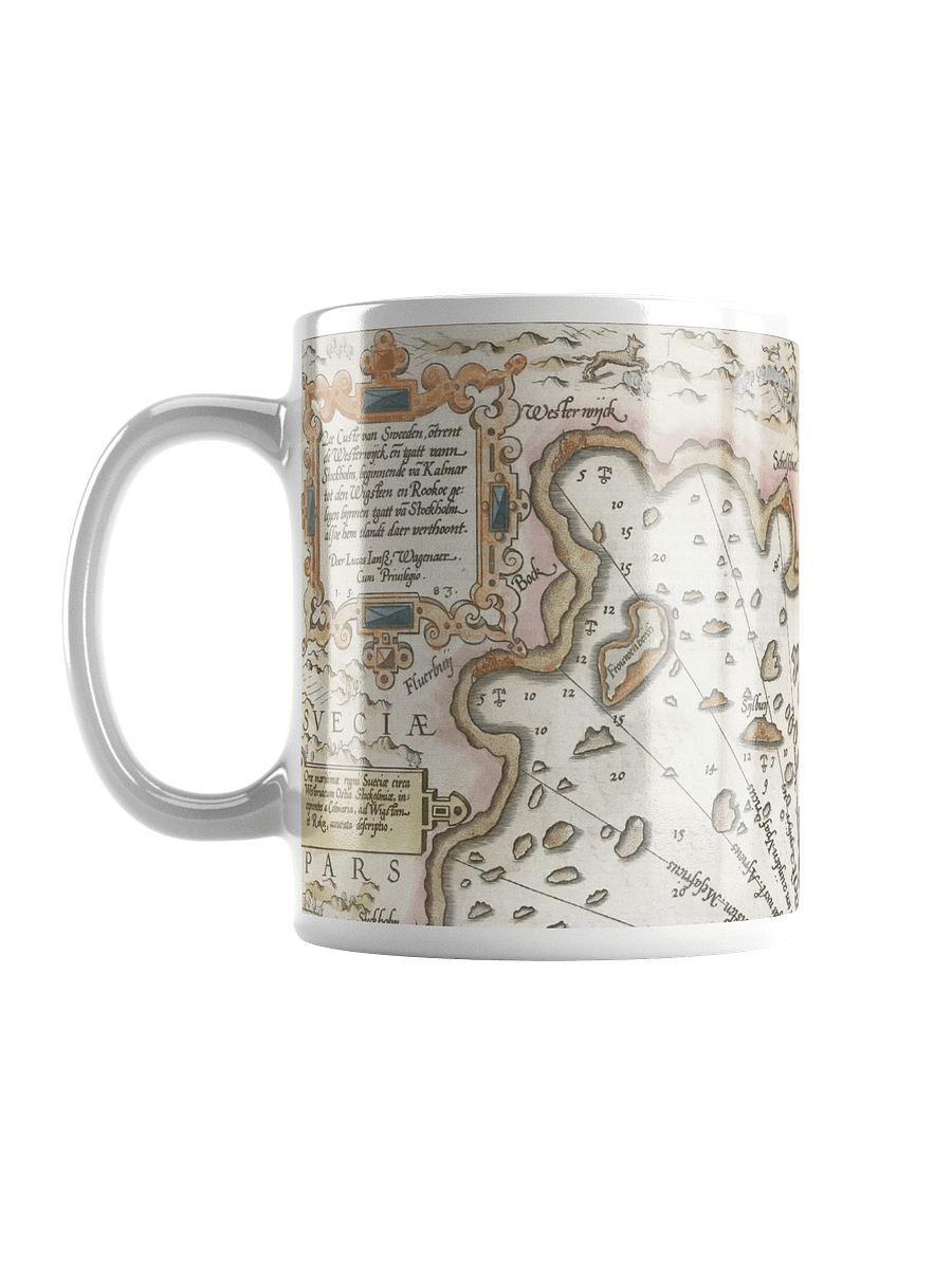 Vintage Nautical Map Mug product image (6)
