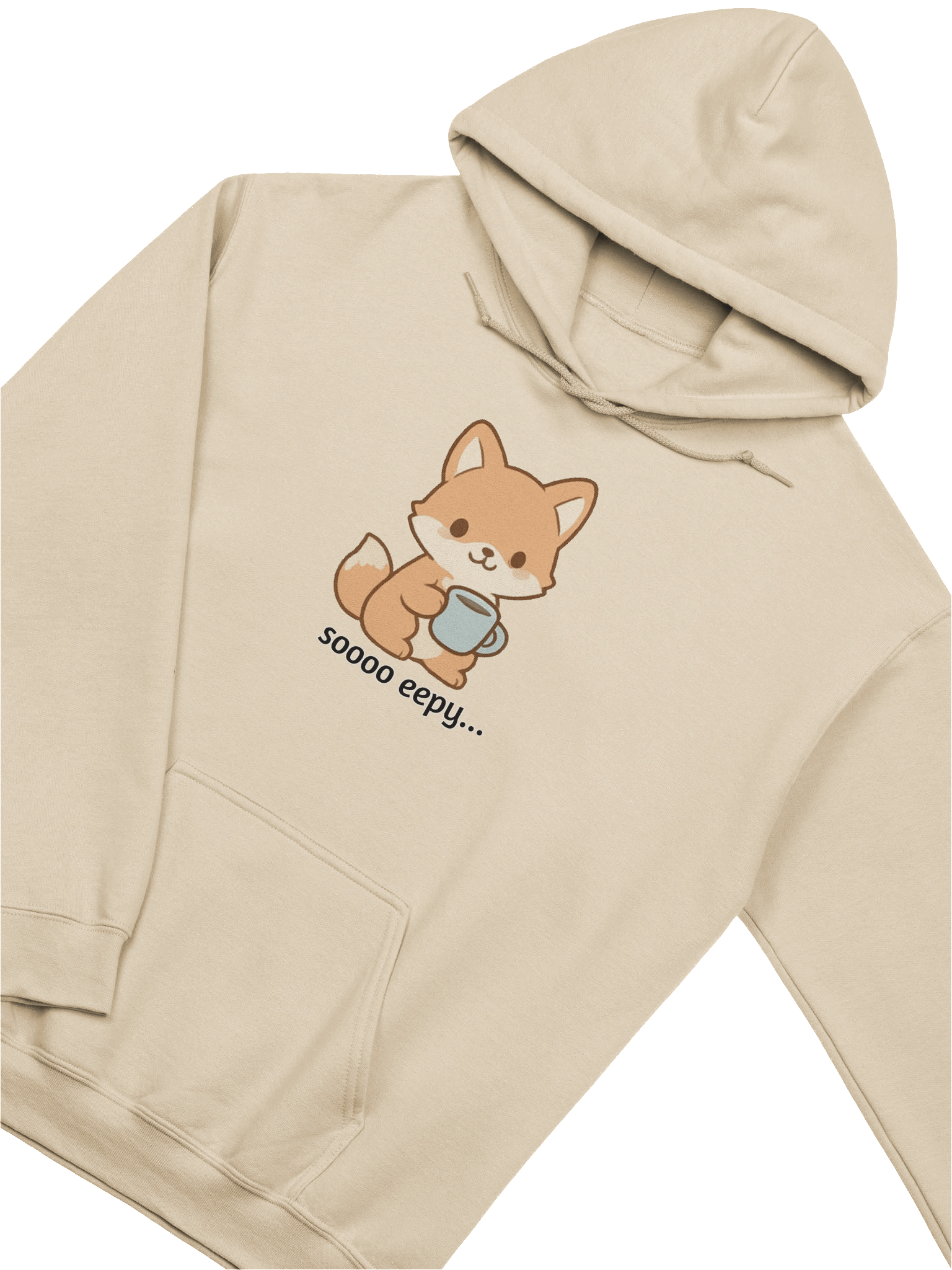 Eepy Felix Hoodie (Printed) 🦊💤 product image (3)