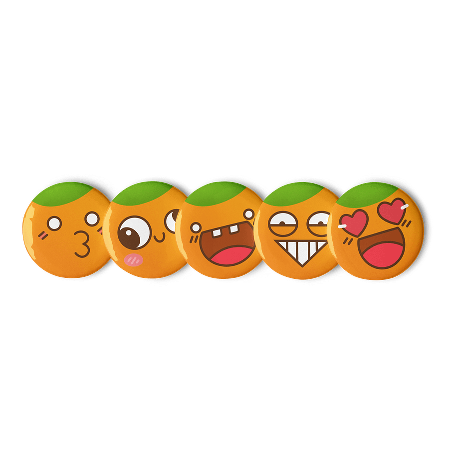 Orange assorted faces VOL 2 product image (1)