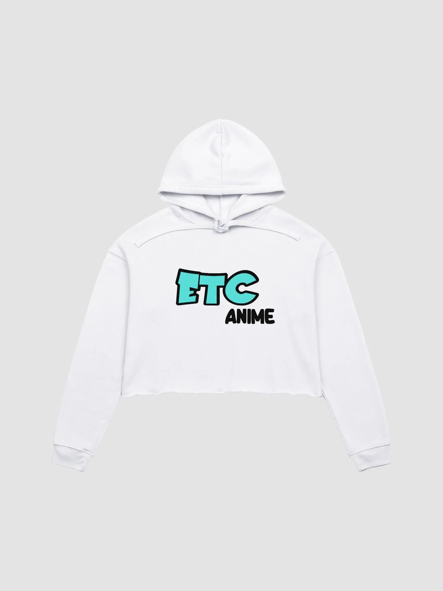 ETC Anime Bold Crop Hoodie product image (1)