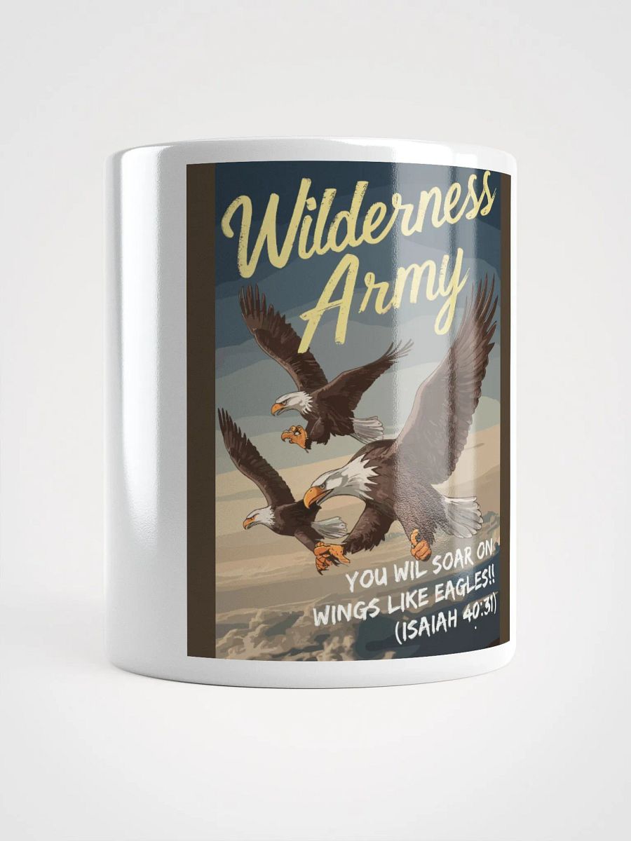 White Wilderness Army Soaring Eagles Glossy Mug product image (5)